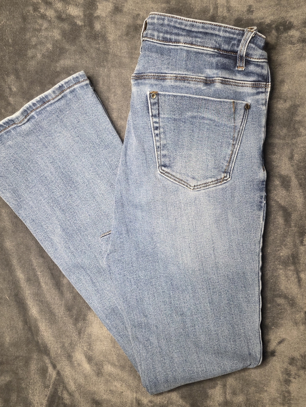A Loves A Light Blue High-Rise Flare Jeans - Wide Leg Women's Denim